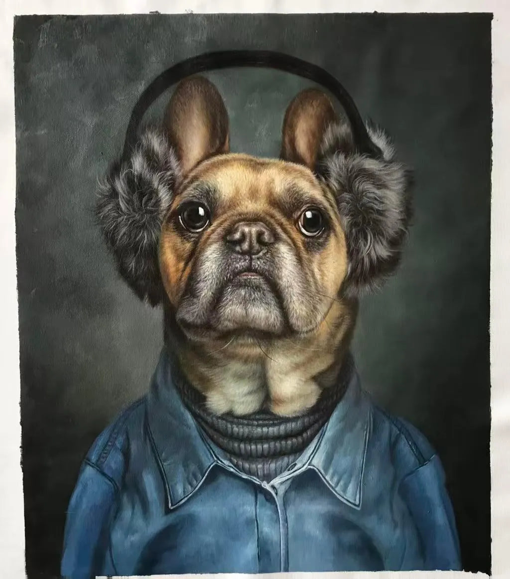 Curated hand-painted portrait from the Paint For Heart gallery