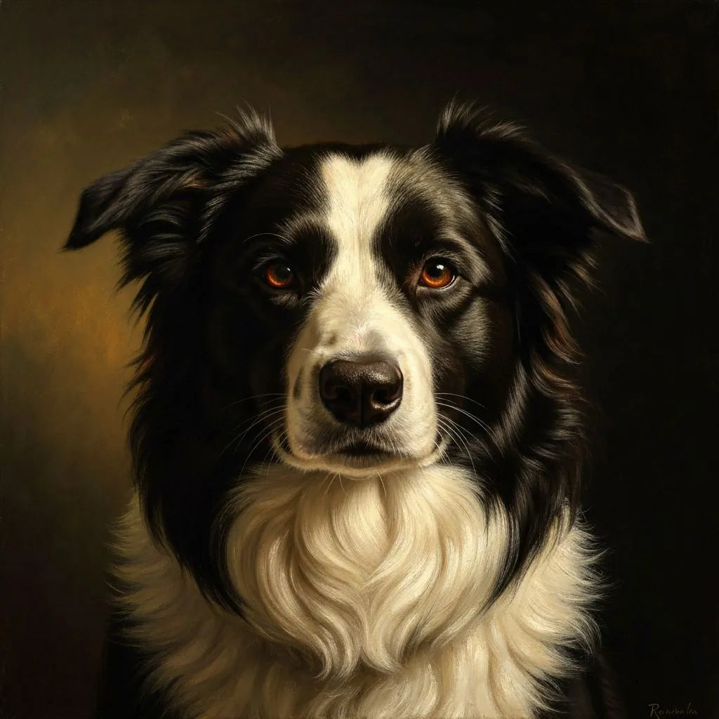 Curated hand-painted portrait from the Paint For Heart gallery