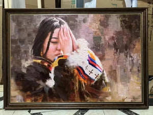 Curated hand-painted portrait from the Paint For Heart gallery