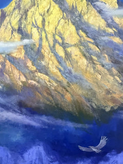Mountain Under Moonlight | 月夜下的山峰