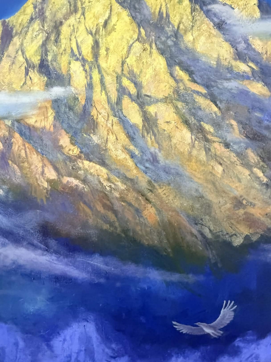 Mountain Under Moonlight | 月夜下的山峰