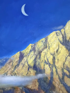 Mountain Under Moonlight | 月夜下的山峰