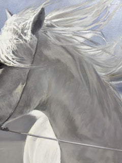 White Steed in the Wind