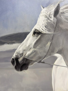 White Steed in the Wind