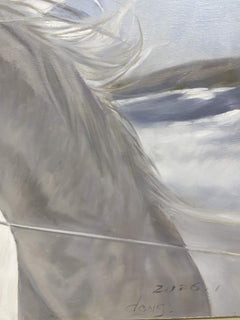 White Steed in the Wind