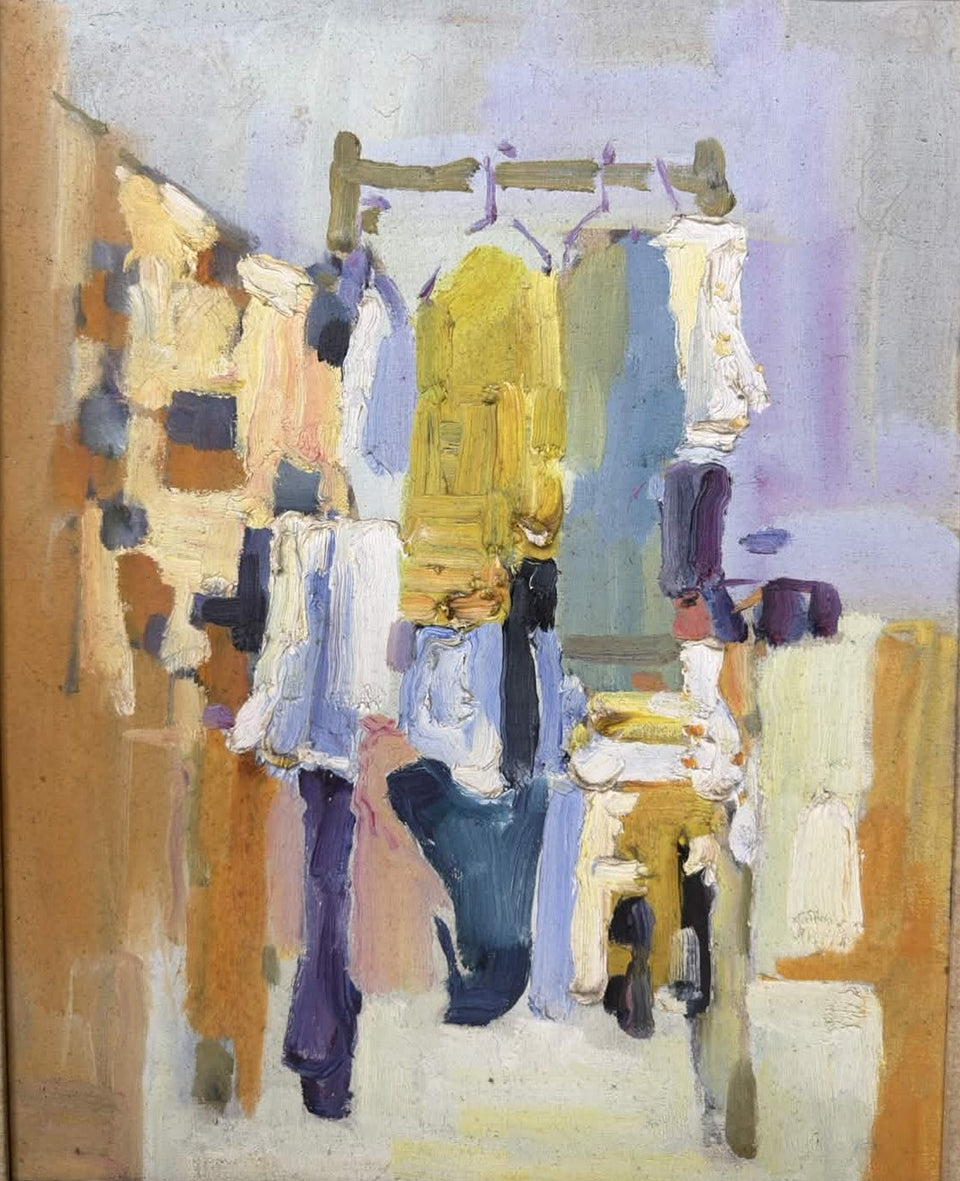 Clothes Rack Under Sunlight