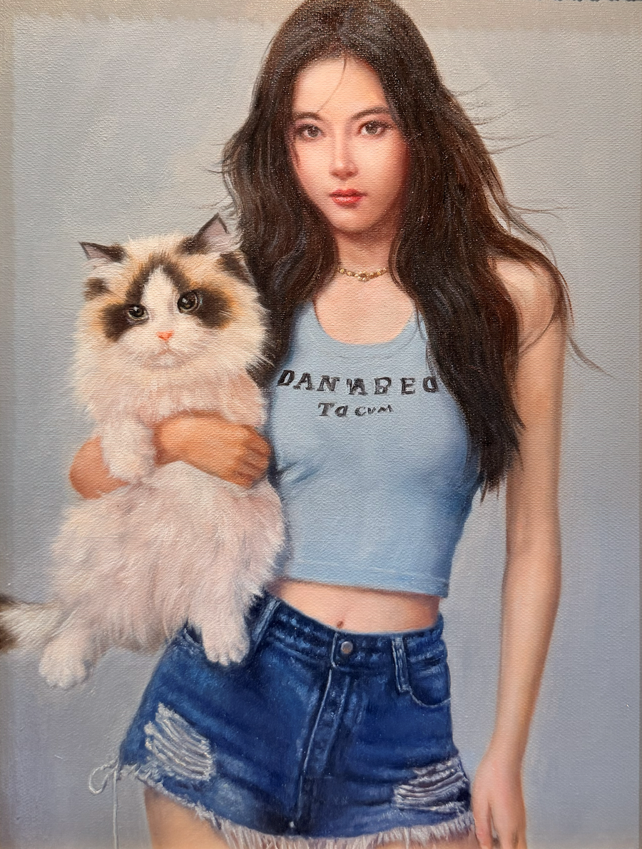 Contemporary Human Portrait — Someone Held Close