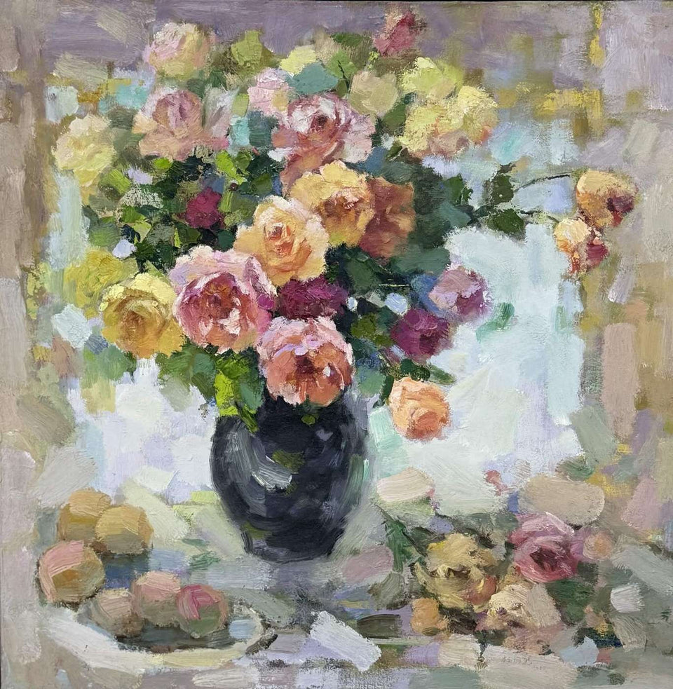 Roses from a Friend | 朋友送來的玫瑰花