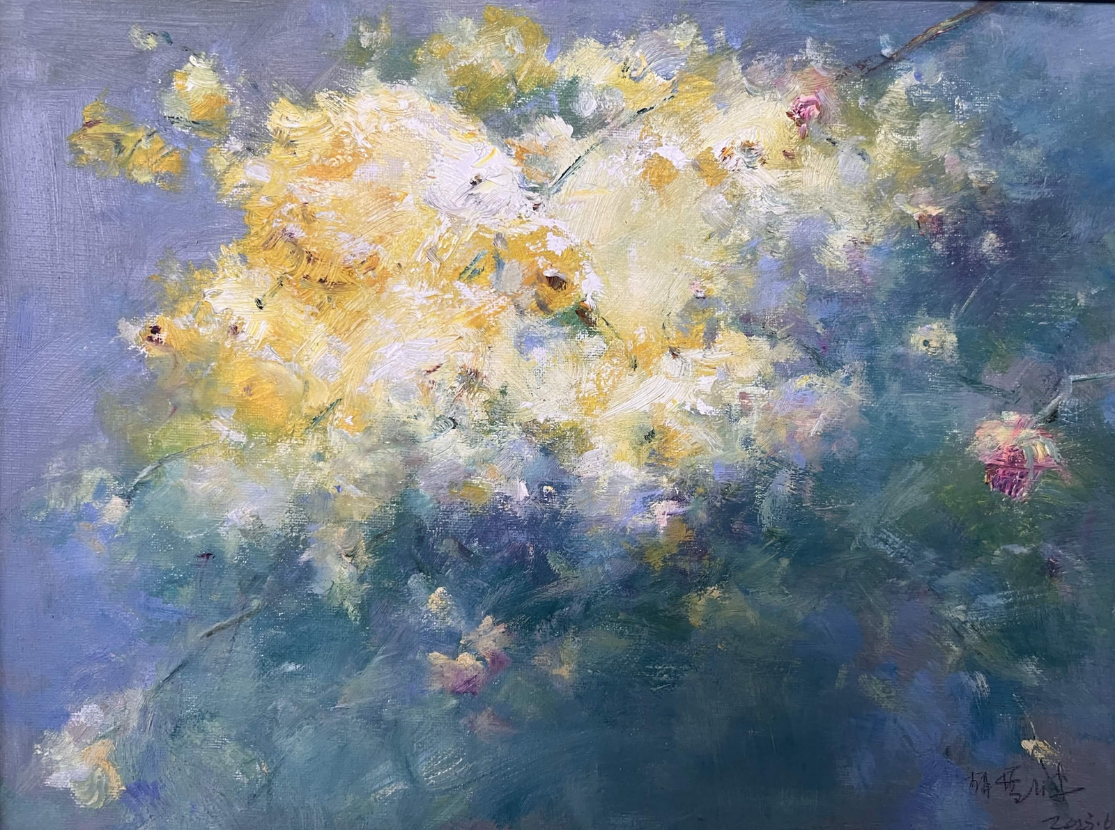 Yellow Chrysanthemum Still Life