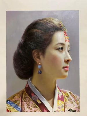 Curated hand-painted portrait from the Paint For Heart gallery