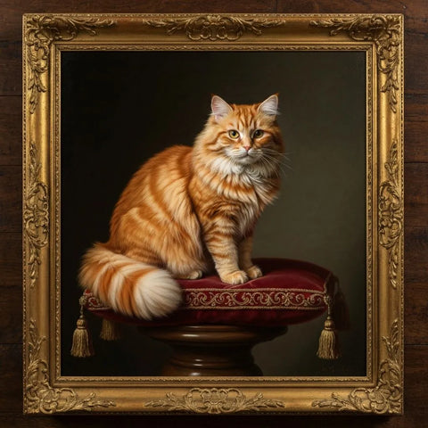 Close-up custom portrait of Milo
