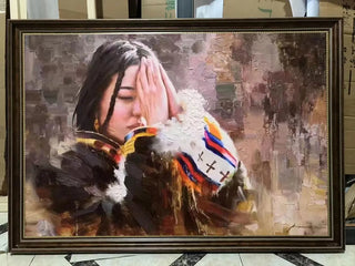 A selection of hand-painted portraits from Paint For Heart.