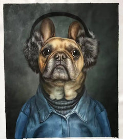 A selection of hand-painted portraits from Paint For Heart.