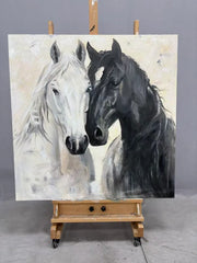 A selection of hand-painted portraits from Paint For Heart.