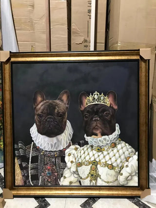 A selection of hand-painted portraits from Paint For Heart.
